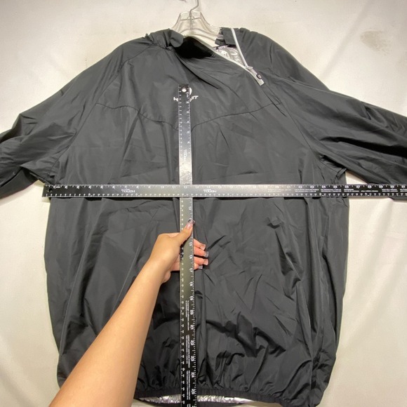 Hotsuit Jacket Mens 4XL Black Windbreaker Reversible Asymmetrical Quarter Zip - Picture 8 of 14